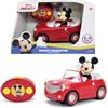 Jada - Disney Radio Comandata Mickey Roadster - Avanzamento e rinculo - Statuetta inclusa - da 3 anni