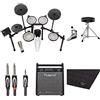 Roland TD-07KV V-Drum Kit Bundle con V-Drums Pack, Tappetino per Batteria, Amplificatore e Cavo