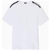 EMPORIO ARMANI T-Shirt Girocollo Uomo LOGOTAPE Bianco L