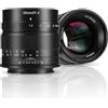 7artisans Obiettivo per fotocamera mirrorless APS-C con messa a fuoco manuale F1.4 da 55 mm per Canon EOS-M/EOS-M2/EOS-M3/EOS-M100/EOS-M5 EOS-M6/EOS-M50/EOS-M10/EOS-M200