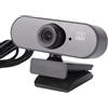 Annadue Webcam HD 2K, Fotocamera USB Grandangolare da 170° con Doppio Obiettivo, Plug and Play, Struttura in ABS, compatibilità Multi Scenario