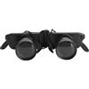 DEEPCRAFF Binocolo 3x Nero in PC Design Unico e Aspetto Accattivante, Facile da Indossare, per Pesca e Escursioni all Aperto