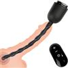 YOANSEXY Elettrostimolatore Dilatatore Uretrale Masturbazione Prostatica Stimolazione Scossa Elettrica per Pene Plug 7 Modalità Sonda Uretrale Dilatatori Uretrali in Silicone Giocattoli Sessuali, 9.5mm