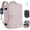 SZLX Zaino Ryanair 40x30x20 Sottovuoto Zaino da Viaggio 40x30x20 Wizzair Bagaglio a Mano Borse da Cabina Donna con USB Adatto a PC da 14,Rosaviolaceo,Ryanair/Wizz 40x30x20cm-Zaino Sottovuoto Con Pompa
