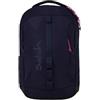 satch con:next Backpack zaino scuola ergonomico, impermeabile e leggero, con scomparto laptop e box porta-quaderni integrata Urban Pink Blue - Blu