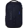 satch con:next Backpack zaino scuola ergonomico, impermeabile e leggero, con scomparto laptop e box porta-quaderni integrata Urban Dark Blue - Blu