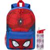 Get Trend Marvel Spiderman Zaino Bambino con Borraccia 500ml, Set Grande Zaino Scuola e Tempo Libero, Scuola, Sport e Viaggio, Regalo Bambini (Multi Spiderman)