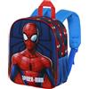 Marvel Spiderman Solid-Zainetto 3D Elite, Blu, 26 x 31 cm, Capacità 8 L