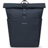 Kapten & Son Zaino Lund Basic Navy Blue 14-16 L | Rolltop Zaino da donna e uomo | bagaglio a mano con scomparto per laptop da 14 | Vegano e impermeabile