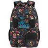 Get Trend One Piece Grande Zaino Scuola Ragazzo con Portachiavi, 46 cm Borsa Zaino Scomparti Spallacci Imbottiti Regolabili e Pannello Dorsale Scuola e Gite (Nero One Piece)