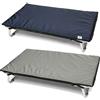 Leopet Materassino COPRIBRANDINA in Tessuto Waterproof con Elastici AI Bordi, Materassino Doubleface per Cani (75X115 cm, Blu - Grigio)