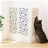 FUKUMARU 3 Pezzi Tiragraffi da Muro per Gatti, Pannello Graffiatoio Extra Lungo 60cm in Cartone ad Alta Densità, Scratching Pad per Gattini e Gatti Adulti, Perfetto per Angoli e Porte.