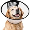 TYSM-CC Collare morbido per cani di taglia grande, regolabile, Elizabeth Recovery, anti-morso e anti-perdite, protezione per il collo per cani, animali domestici elisabetani (circonferenza del collo 45-50 cm)