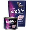PROLIFE DOG GRAIN FREE ADULT MINI PORK & POTATO BUSTA 100 GR