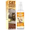 AAROVIBE Spray Repellente per Gatti 150ml, Disabituante Gatti per Proteggere Mobili, Divani & Tende da Graffi, Morsi e Marcature, Sicuro per Animali & Non Macchiante