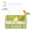 HUIKUANGEU Vasca da Bagno per Uccelli,Vasca da Bagno Automatica per Pappagalli,Vasca per Uccelli,Vasca da Bagno per Pappagalli,Automatico Uccello Vasca da Bagno,per Pappagallo