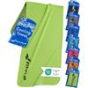 Fit-Flip Asciugamano rinfrescante in Microfibra - Asciugamani refrigerante Perfetto per Lo Sport - Airflip Cooling Towel per Palestra, Tennis, Viaggio, Yoga (100x30cm Blu Scuro)