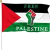 Ainid Bandiera della Palestina, bandiera della Palestina libera, 90 x 150 cm, con 2 occhielli in ottone, poliestere di alta qualità (bandiera della Palestina libera)
