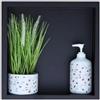 Balneo WALL-BOX ONE Nicchia per Doccia a Parete in Acciaio Inox Nero, Impermeabile, Installazione in Nicchia Flessibile, 30x30x7cm, Nicchia per Utensili da Bagno, Senza Piastrelle