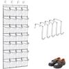 HUANR Scarpiera da appendere, organizer da porta, organizzatore da appendere, 24 tasche, organizer per porte, pareti, camper