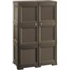 Tontarelli S.p.A. Multiuso OMNIMODUS 2 Ante, 3 Moduli Mobile Contenitore, wengé, 79x47x125 cm