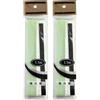 FGDTREE 2 pezzi antiscivolo Pickleball racchetta Overgrip caratteristica EVA e superfici strutturate per una migliore maneggevolezza Pickleball Racchetta Overgrip