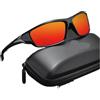 Generico Occhiali da sole protettivi anti-UV, sportivi, ciclismo, equitazione, esterno, casual, UV400, for bici strada per fitness all'aperto(Sky Blue)