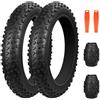 ZUKKA Confezione da 2 pneumatici per bicicletta elettrica, 20 x 4,0, Heavy Duty, con camera d'aria, colore nero