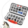 Générique Kit di pesca,Set di strumenti per la pesca al bar,Accessori per strumenti - per pesce gatto, calendigana, achigan, trota, acqua salata, kayak, campeggio ed escursionismo zaino