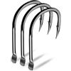 FOLANDO 30pcs Spinato Mare Pesca Ami 11 # Alto Carbonio Acciaio Lungo Gambo Singolo Gancio affilato chimicamente per Impianti di Fondo di Acqua Salata