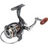 Gucagle Mulinello da spinning professionale Mulinello da pesca 11 Cuscinetti Connessione smussata Bobina poco profonda Mulinello da spinning con esca leggera e liscia per Pesca in acqua (1000)