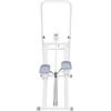 yunaoii Stairmaster - Stepper pieghevole per allenamento a casa, palestra, 3 livelli, impugnatura regolabile, portata 150 kg, 53 x 85 x 126,5 cm, bianco