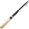 ZHAOQIN Canna Da Pesca Canna Da Pesca Multifunzione 1.8-3.6m Superhard Mano Telescopica Carpa Richiamo Mare In Carbonio Attrezzatura(2.1 m)