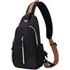 DASJKDI Borsa da petto regolabile uomo, borsa a tracolla impermeabile e portatile a, molto adatta for viaggi sport all'aria aperta per escursioni(Beige)