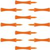 AKDJGFP Tees da Golf Tee da Golf 10 Pezzi/Set 37/43,0 mm/51 mm/57 mm Mini plastica for Golfisti(White 51mm)