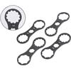 ReachMall Chiave per tappo forcella anteriore per XCR XCT XCM RST, lega di alluminio nera, accessorio per riparazione sospensioni bici