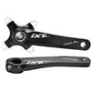 LHHL 170mm MTB Guarnitura Mountain Bike Lega di Alluminio Braccio Pedivella con Movimento Centrale Bicicletta(Black)