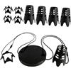 Aymzbd 5 Pezzi Golf Tee Riutilizzabili Base a Tappetino Set Porta Tee Allenamento Professionale Materiale PP Compatto Leggero Adatto per Utilizzo in Casa E, 5 Pezzi