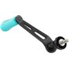 Marchfunny Maniglia a bilanciere leggera in fibra di carbonio per Stella per Stradic per Sahara per Nasci per Ultegra Mulinello da Pesca Parte di Riparazione Argento 70mm (azzurro)