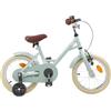 Kaloriko Bicicletta per bambini da 22 pollici, in acciaio, per 7-12 anni, con freno, catarifrangenti, campanello e supporto, leggera bicicletta da città per esterni, per il tempo libero, le escursioni