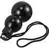 TOYANDONA Borraccia da Palestra Forma di Zucca 800ml in Plastico Nero Leggera e Facile da Trasportare Design Cinese Raffinato per Sport e Viaggi Riutilizzabile