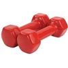 MNUvxzaewf Set di manubri, set pesi, in ghisa, antiscivolo for il fitness, for le mani, attrezzature for, palestra(Rosso)