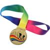 LIFKICH Premio in Lega di Zinco Oro, Medaglia Tonda 2.8 con Opzioni Versatili di Esposizione per Arrampicata Competitiva per