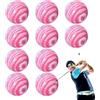 Generico Palline Da Golf Per Allenamento | 10 Palline Da Golf Elastiche | Attrezzatura Sportiva per Campo Guida Interno ed Esterno per Golfisti Principianti