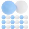 BESPORTBLE Palline da Ping Pong Decorazioni di Carnevale per 50 Pezzi 40mm Superficie Opaca e Design Senza Cuciture, Materiale Pp Resistente, per Decorazioni di Carnevale e attività di