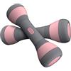 MNUvxzaewf Set di manubri, set pesi, da donna, attrezzo for esercizi indoor, regolabili, un paio attrezzature con(Pink)