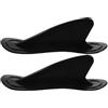 HEALSOPTHY Set 2 Pezzi Pinna da Tavola da Surf Gonfiabile in Pvc Nero, Accessorio Staccabile per Aumentare la Direzione e Creare Un'atmosfera Estiva