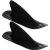 SOESFOUFU 2 Pezzi Pinne da Surf Gonfiabile in Pvc Nero, Deviatore D'acqua Rimovibile per Tavola da Surf e Sup, Aumenta Controllo della Direzione per Un'atmosfera Estiva