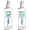 Generico Rosin Spray - 2 Pieces 100 Ml Spray Resina per Scarpe da Ballo - Portatile, per Migliorare La Presa - per Dita dei Piedi, Mantiene La Flessibilità, Potenziatore di Trazione Portatile A
