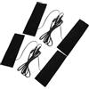 BCOATH Pellicola Riscaldante USB 5v in Fibra di Carbonio Nero, Riscaldamento Simultaneo, 2 Set per Attività All'aperto e Ufficio